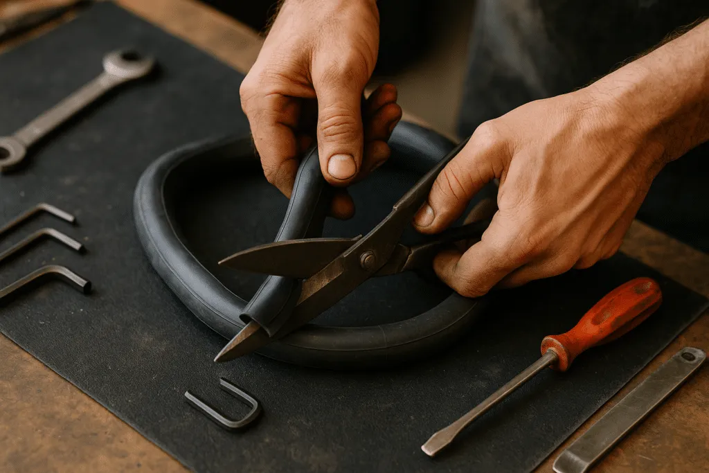 תמונה מתוך הכתבה: מה עושים עם פנימיות אופניים ישנות? הפתעה!